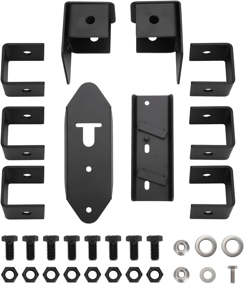 For 2015-2025 Ford F-150 Rear Seat Lift Kit 2.5 Inch | For 2017-2025 F-250 F-350 F-450 SuperCrew 4-Door | NOT for Super Cab models | Extra Underseat Storage for Subwoofers & Gear