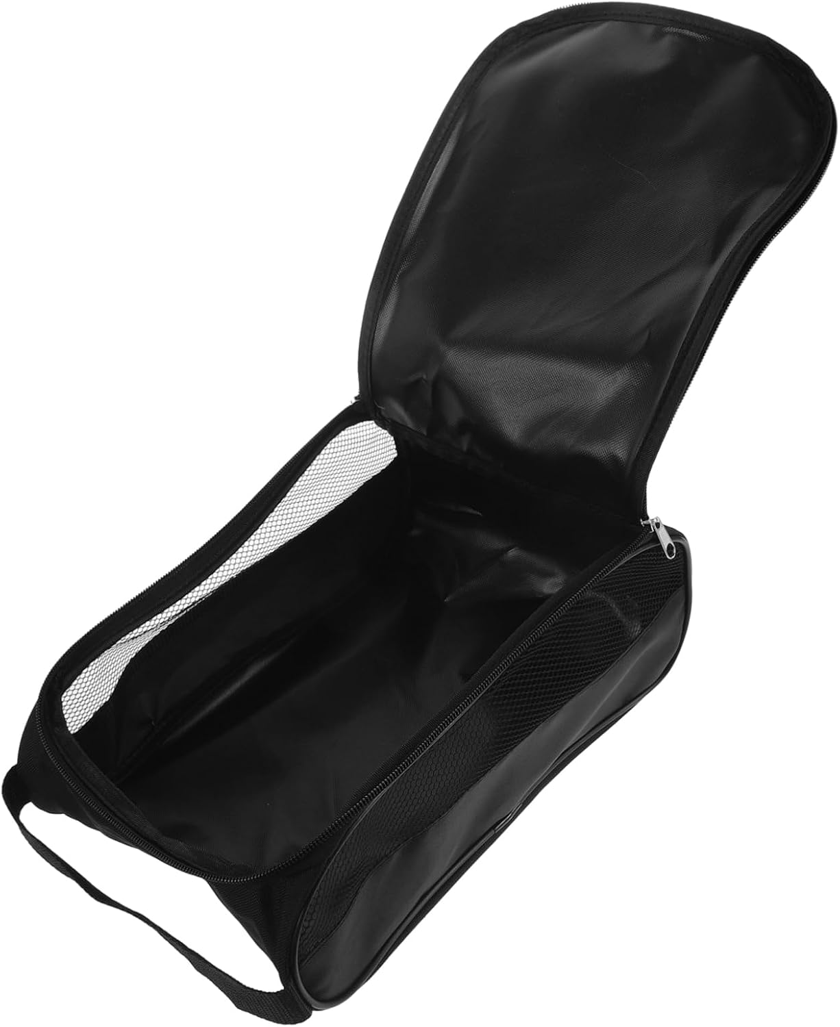 Golf Shoes Bag Portable Foldable Lightweight Nylon Organizer Black