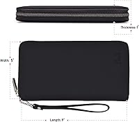 Vista 6 de Cartera de viaje, Negro -, Cartera RFID