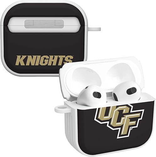 Miniatura 16 de AFFINITY BANDS Central Florida Knights Camo HDX - Funda compatible con Apple AirPods Pro Camo,Champion Series,Clásico,Negro clásico,Blanco