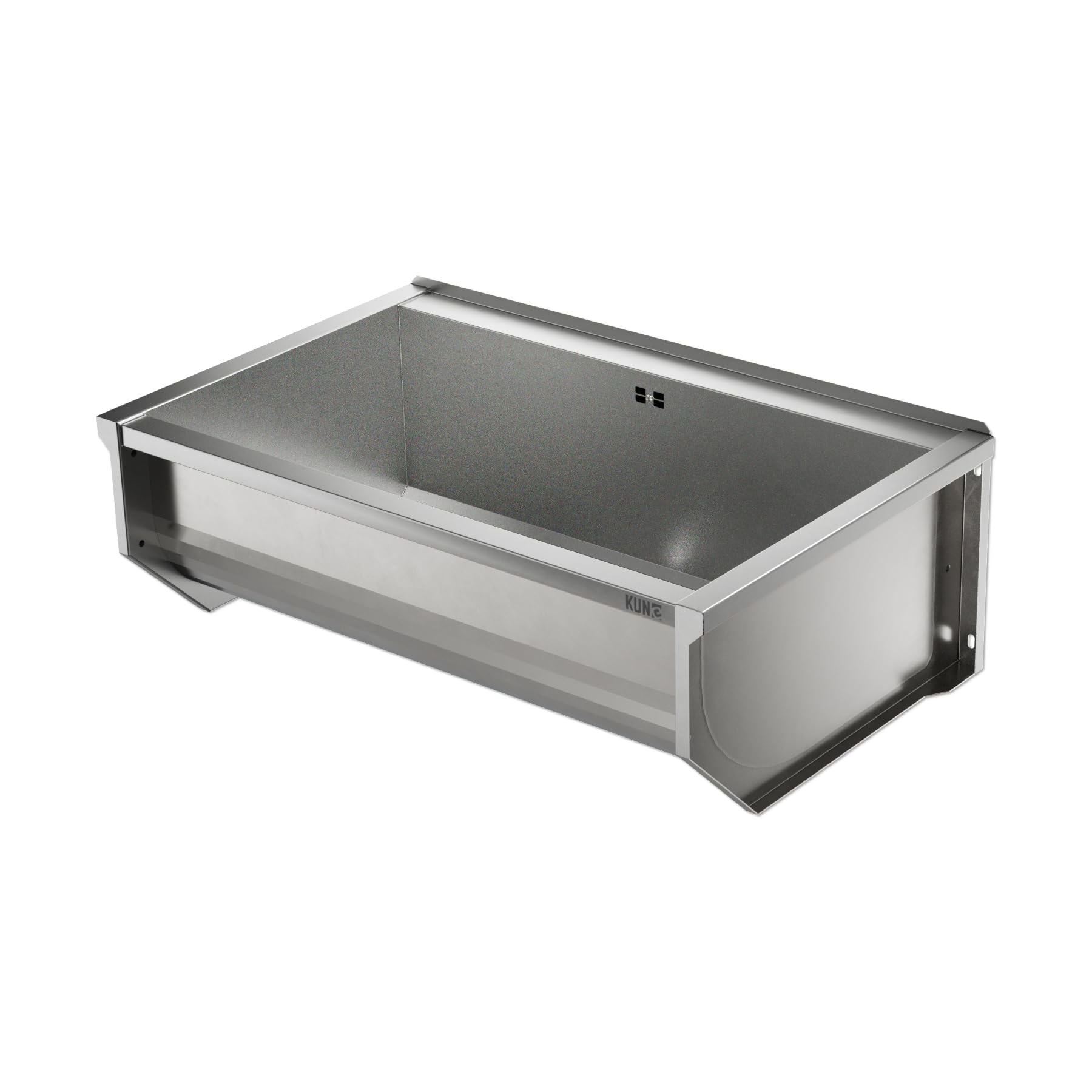 KUNe Solidum 90 Plus, lavello profondo e grande, in acciaio inox, 98,2 x 62 x 33 cm