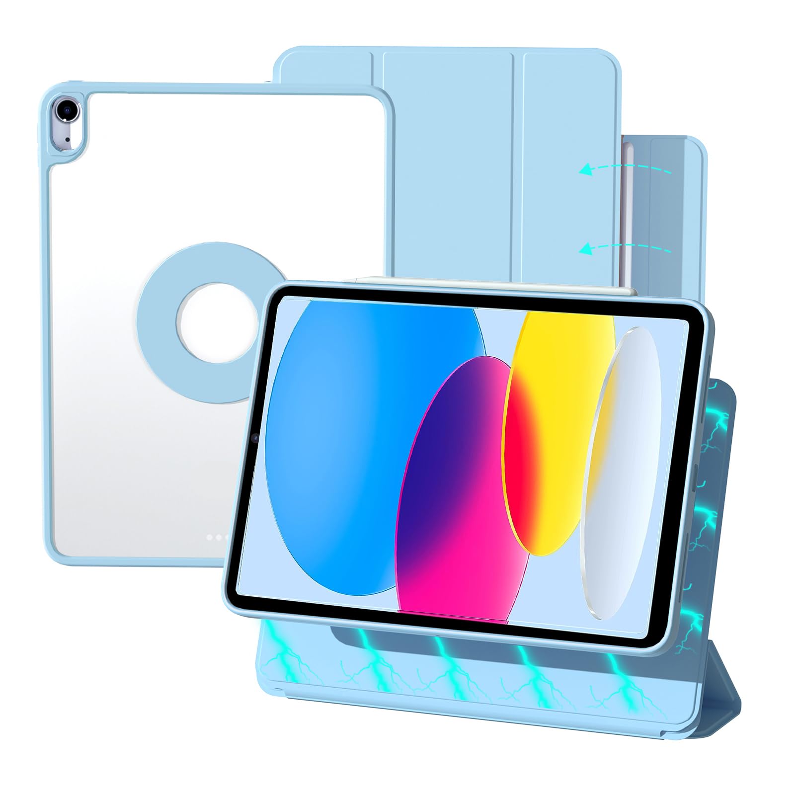 Amazon.com: ZENLU iPad 10th 11th Generation Magnetic Case with