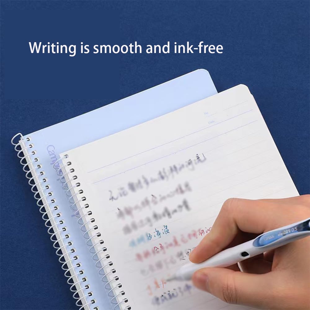 Amazon.co.jp: スパイラルノート2冊、B5 25.2*17.9cm/9.9*7in、横線