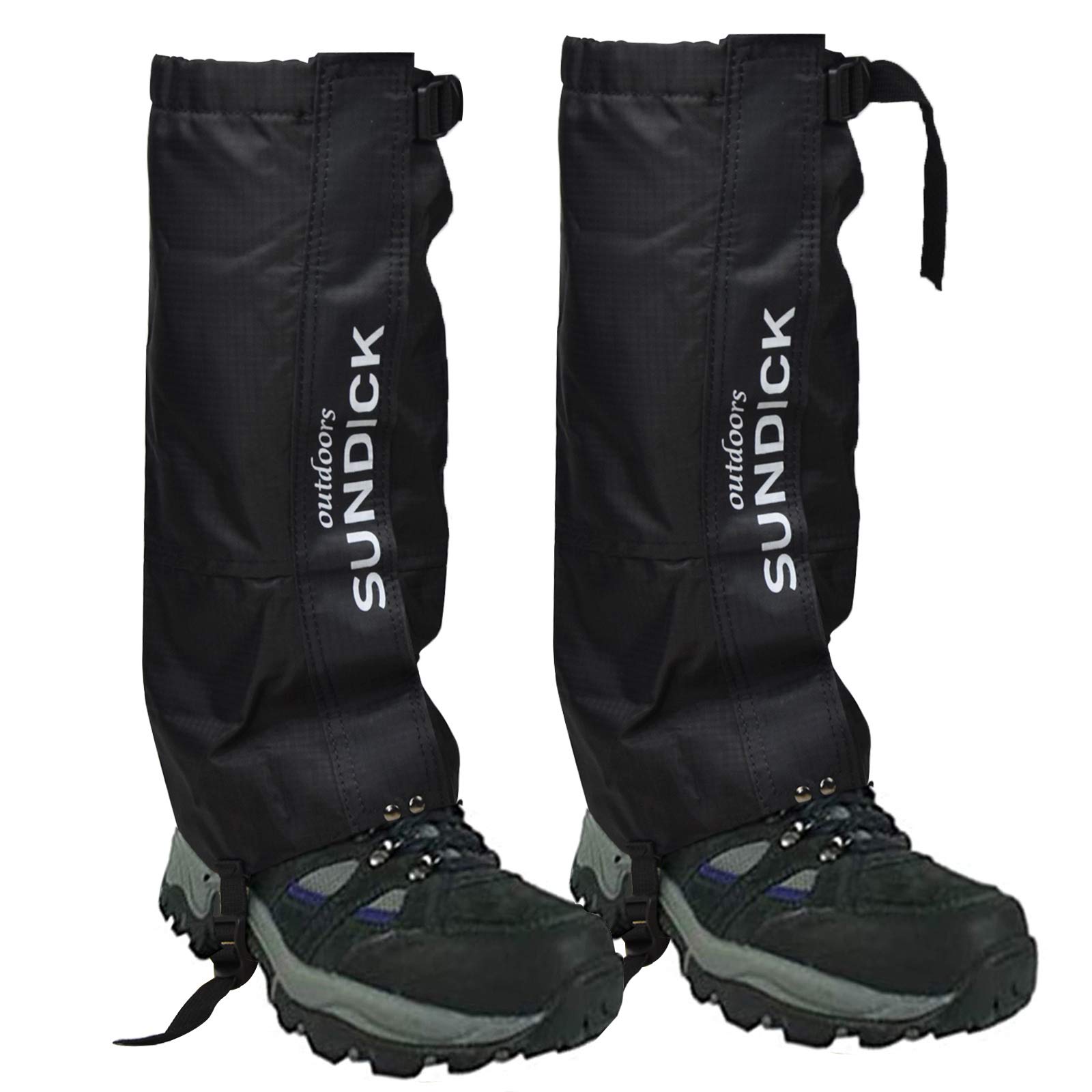 Couvre-chaussures De Randonnée DIYARTS – Légers, étanches, Résistants à La Boue Et à La Neige, En Tissu 20D Silicone, Avec Cordon De Serrage, Noir