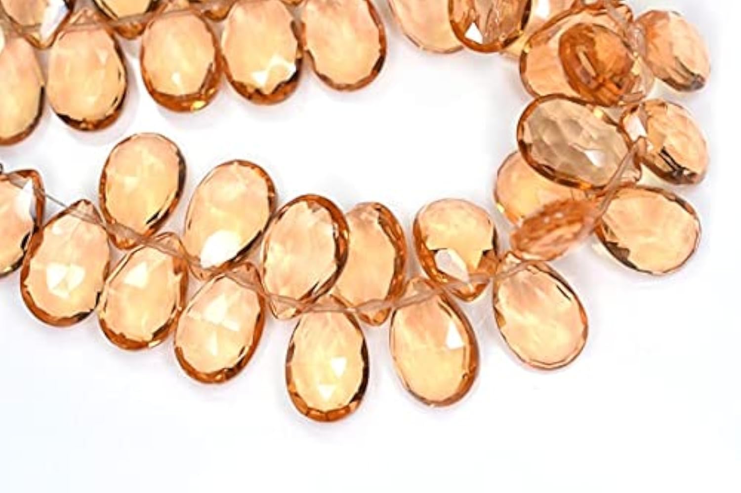 Quartz impérial en perles briolettes LKBEADS pour fabriquer vos bijoux d'été originaux