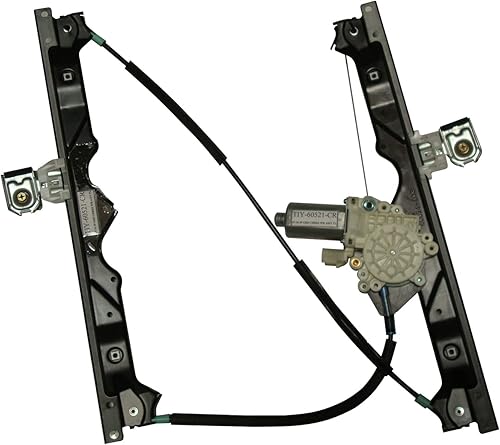 TYC 660430 Conjunto de regulador y motor de la ventana eléctrica delantera izquierda compatible con Jeep Grand Cherokee 2006-2010