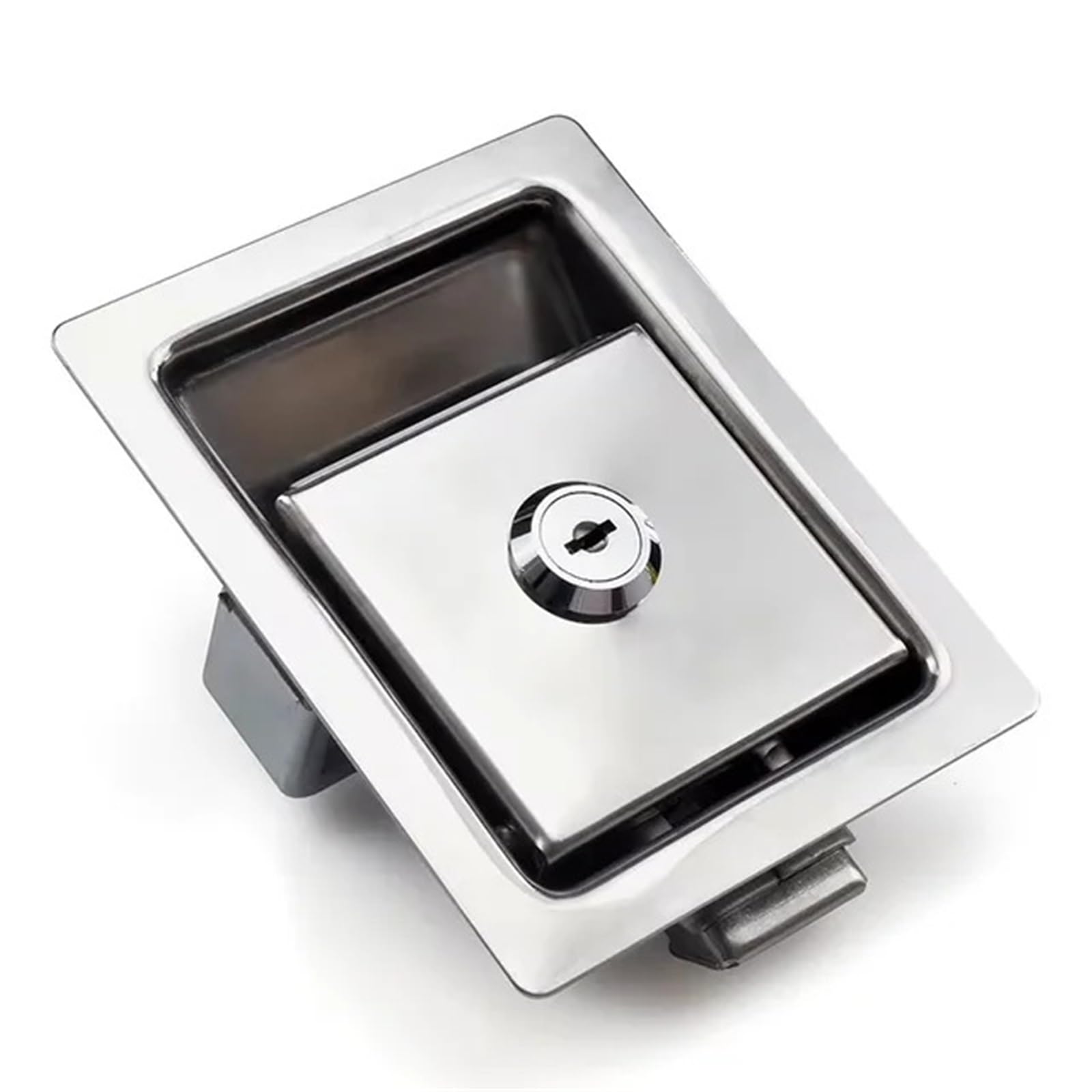 Verrou à palette XK101S-304J en acier inoxydable brossé pour boîte à outils