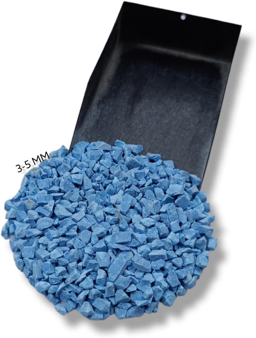 Sky Blue Turquoise Crushed Loose Gemstone Powder – All Sizes Available Fine Healing Stone for Inlay, Woodworking, Resin Art, Jewelry Making Gems