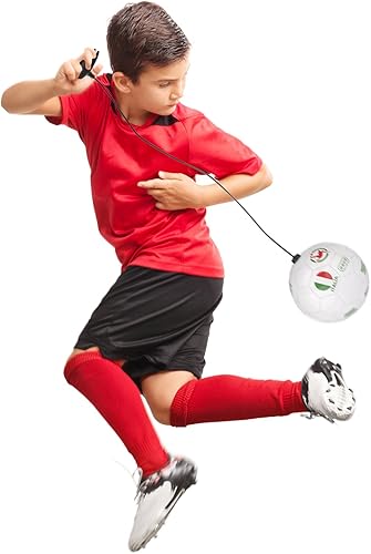 Miniatura 2 de Soccer Ball Trainer  Size 2  Solo & Group Soccer Kick Training Tool  Improve Ball Control, Juggling, Footwork & Coordination  with Adjustable