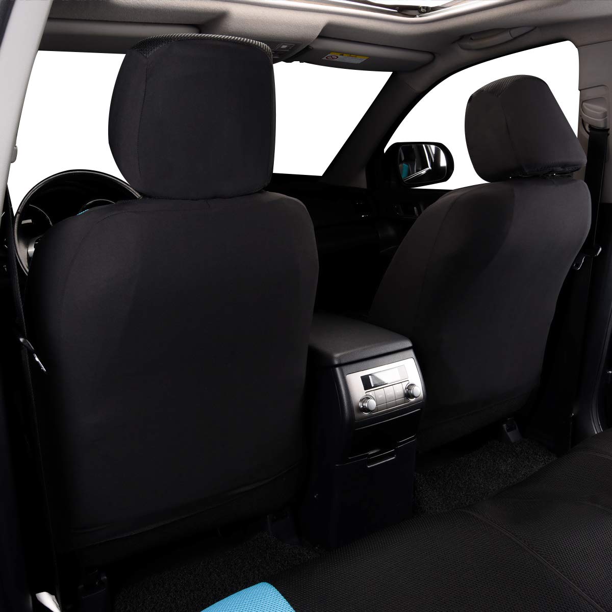 Capa Para Banco De Carro Nilight 2 Peças - Malha Respirável Marrom - Universal Para Carro E SUV