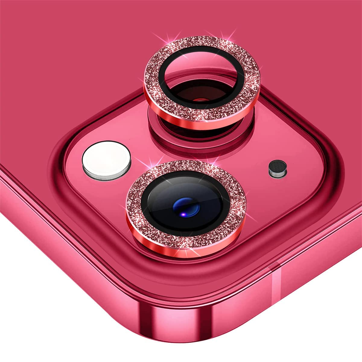 ELEF iPhone 13 Camera Lens Protector Sparkel Diamond Ring Metal Alloy