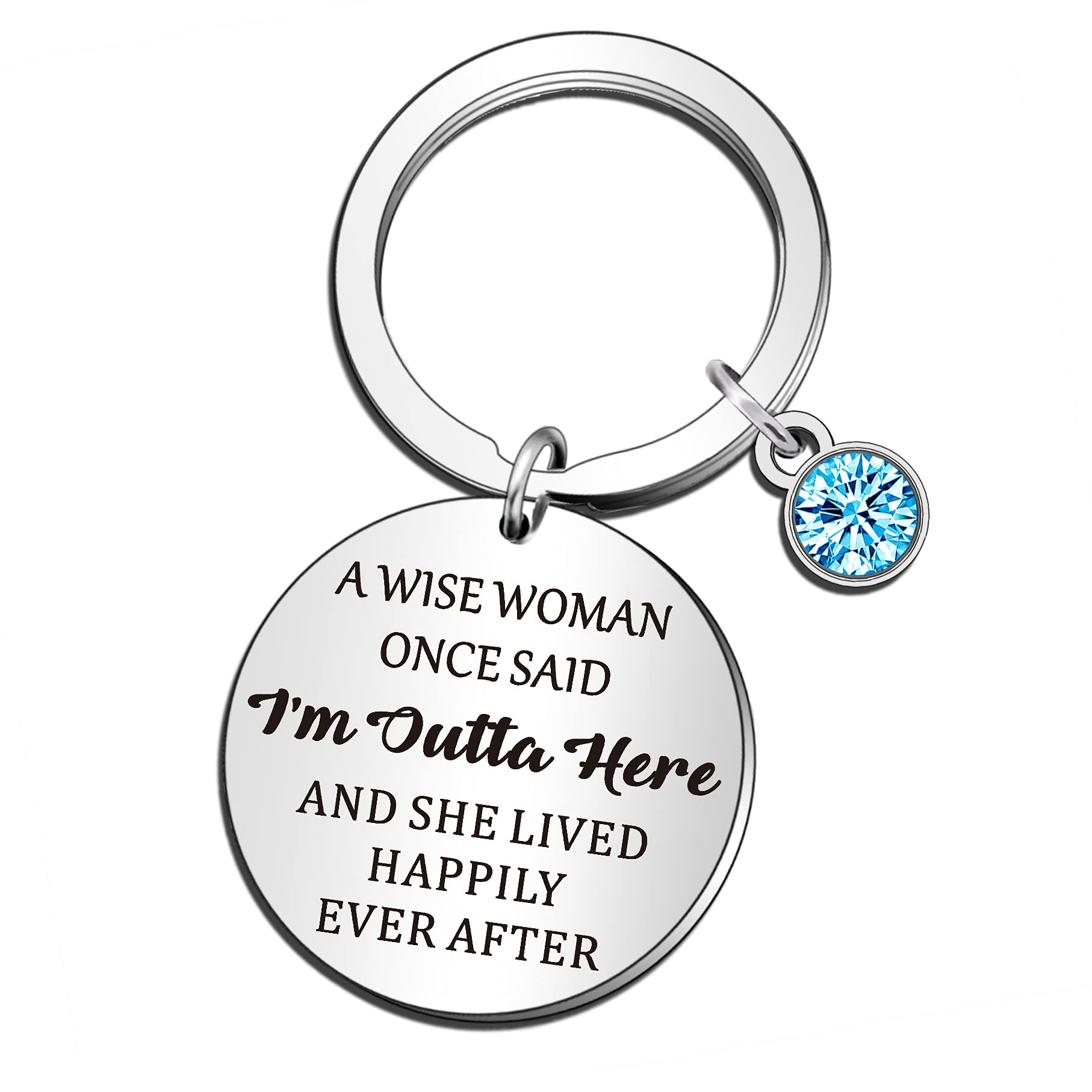 QMVMV Retirement Gifts for Women Best Friends Wife Mum Grandma Coworkers Boss Nurse Teachers Retirees Colleagues Work BFF Bestie Funny Birthday Retired Keyring Present