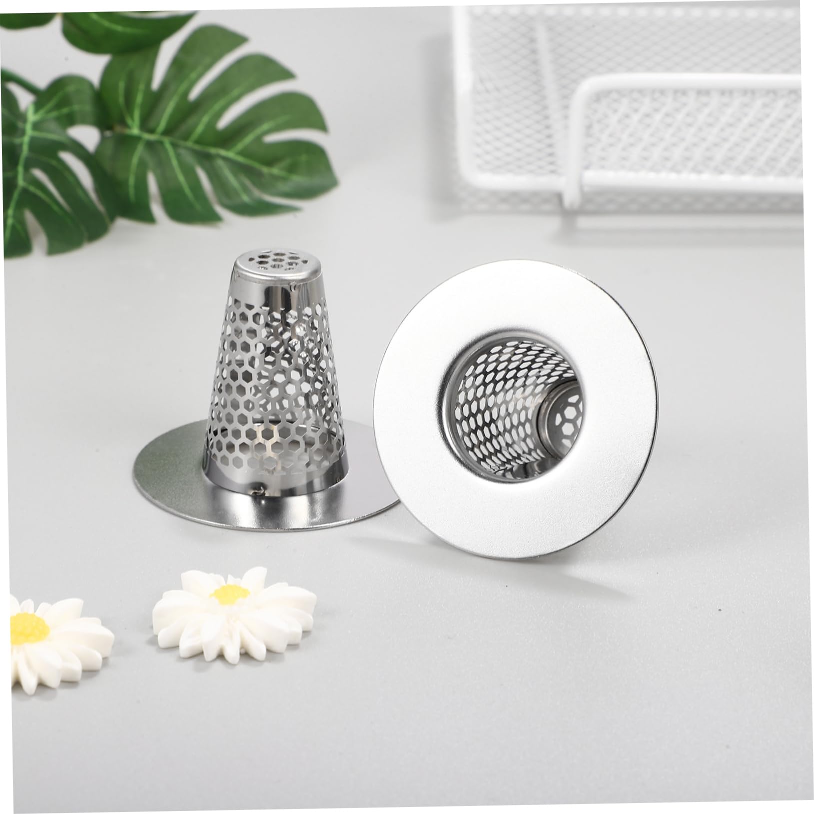 Gadpiparty 18stücke Edelstahl Abflusssieb Teiliges Haarsieb Für Küchenspülen Und Badewannen Effektive Filtration Von Haar Und Schmutz Einfache Installation Rostfrei Und Langlebig