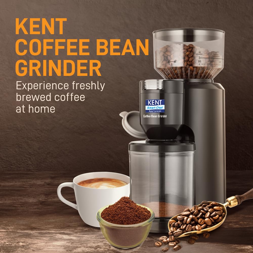 Kent Plastic Coffee Bean Grinder 150 W Burr Grinding System