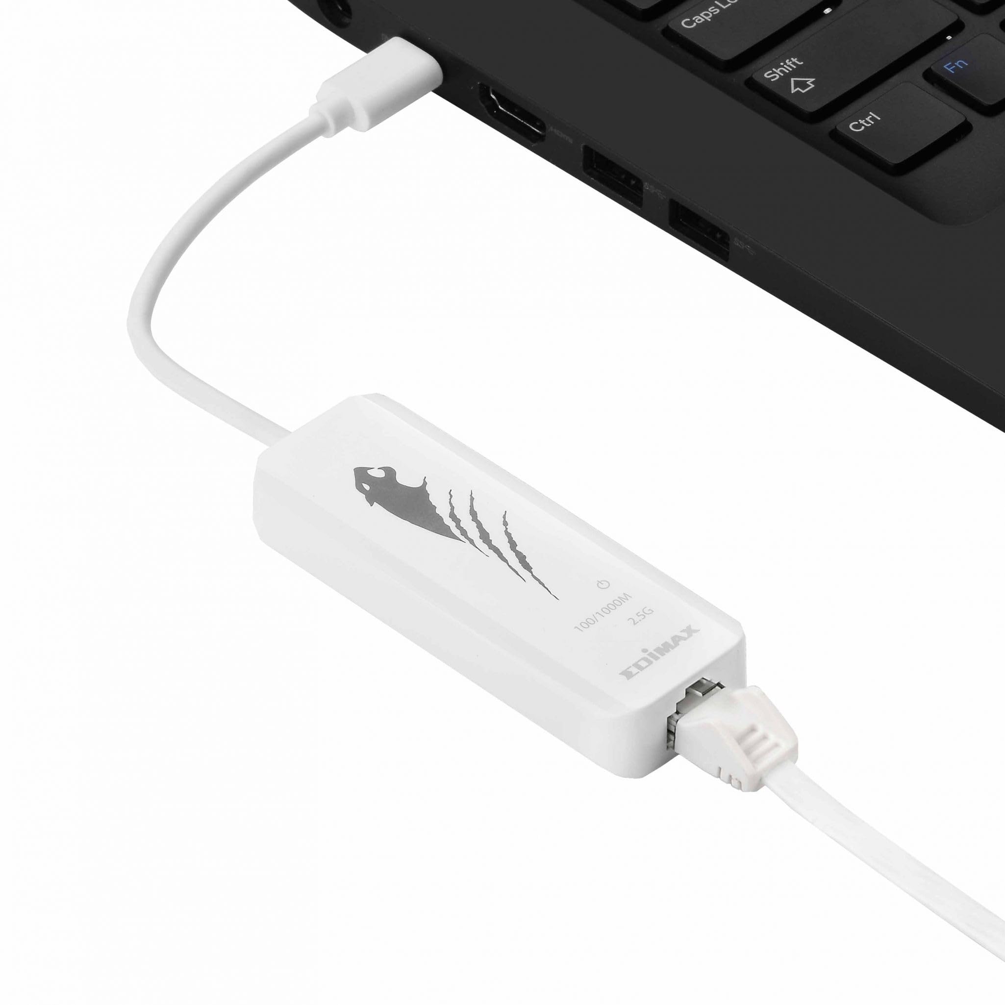 Edimax EU-4307 - Adattatore Ethernet Gigabit USB Tipo-C fino a 2.5G