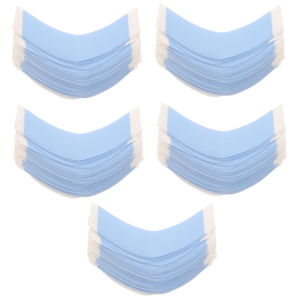VICASKY 5 Set Pellicola Per L'estensione Dei Estensioni Appiccicoso Nastro Adesivo Nastro Per Parrucca Biadesivo Trasparente Colla Per Nastri Per Extension Pu Sky-blue 36 Fogli*5
