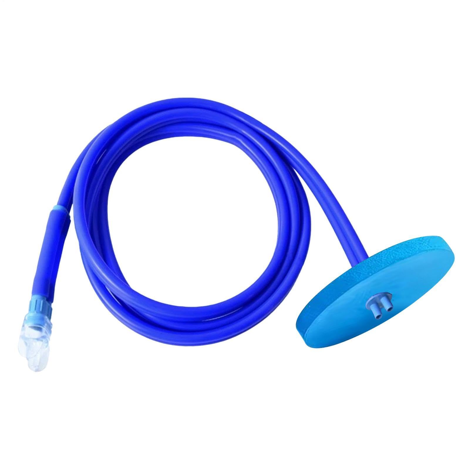 Snorkel Breathing Tube, Dry Respirator Pipe, Extended Dive Snorkel, Comfortable Airflow System for Underwater Swimming Diving and Breath Control Training, Ideal for Men Women Youth Teens 150cm