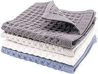 Vista 14 de sea me at home Juego de toallitas de baño tipo gofre, 100% algodón turco (surtido)