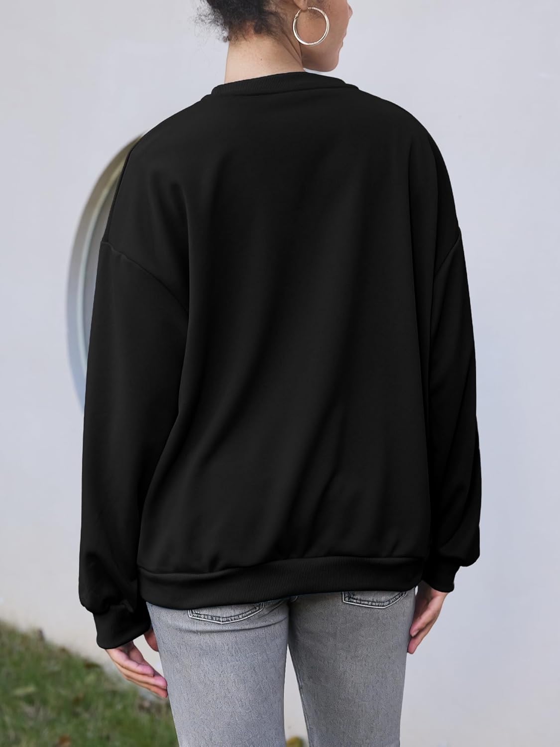 Women’s Oversize Sweatshirt Loose-Fit Thin Top 2026 Valentines Gift Love Leopard Print Hip-Hop Y2k Shirt - Image 2