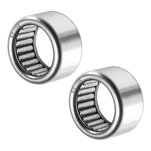Miniatura 37 de Bettomshin 2 rodamientos de agujas B2420, diámetro de 1-1/2 pulgadas, diámetro exterior de 1-7/8 pulgadas, diámetro exterior de 1-1/4 pulgadas