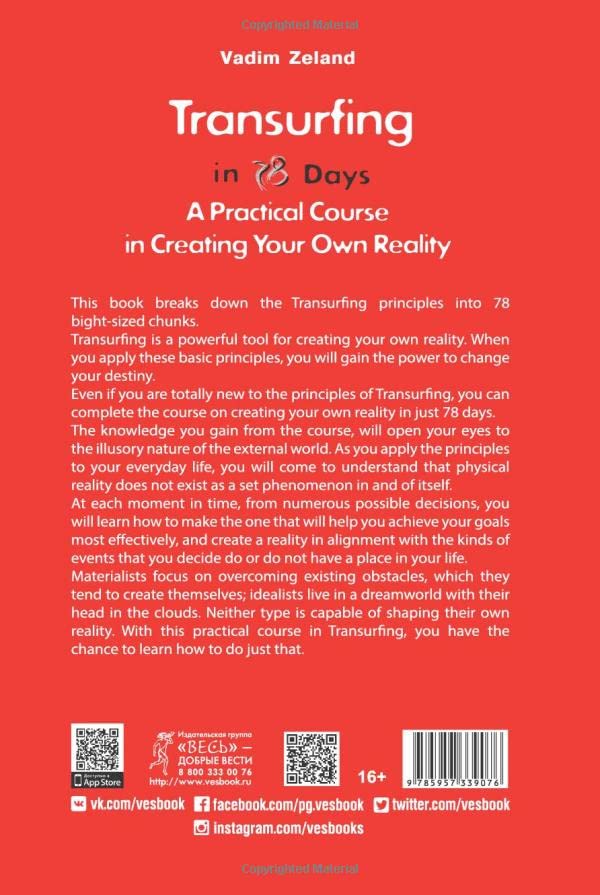 Image of Transurfing in 78 Days - A Practical Course in Creating Your Own Reality