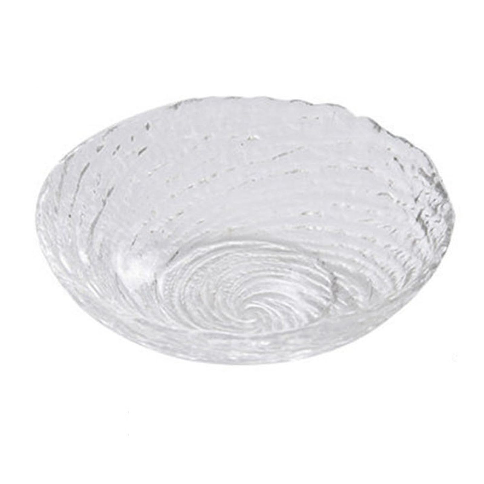 DTSXFTLY Crystal Glass Fruit Salad Bowl MultiPurpose Dessert Bowl Transparent