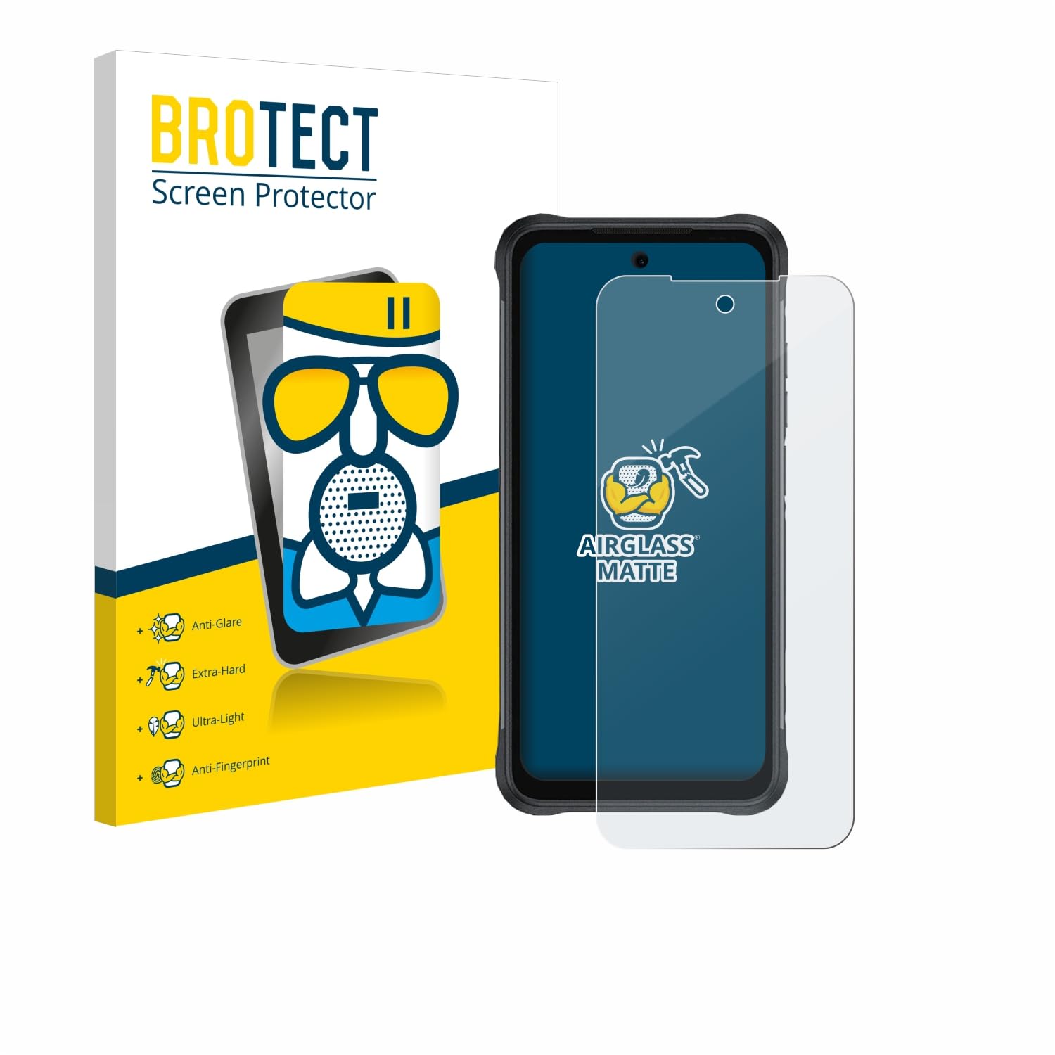 Brotect Pellicola Vetro Opaca Anti-Riflesso Per Umidigi Bison 2 Pro – Durezza 9H, Made In Germany - 4