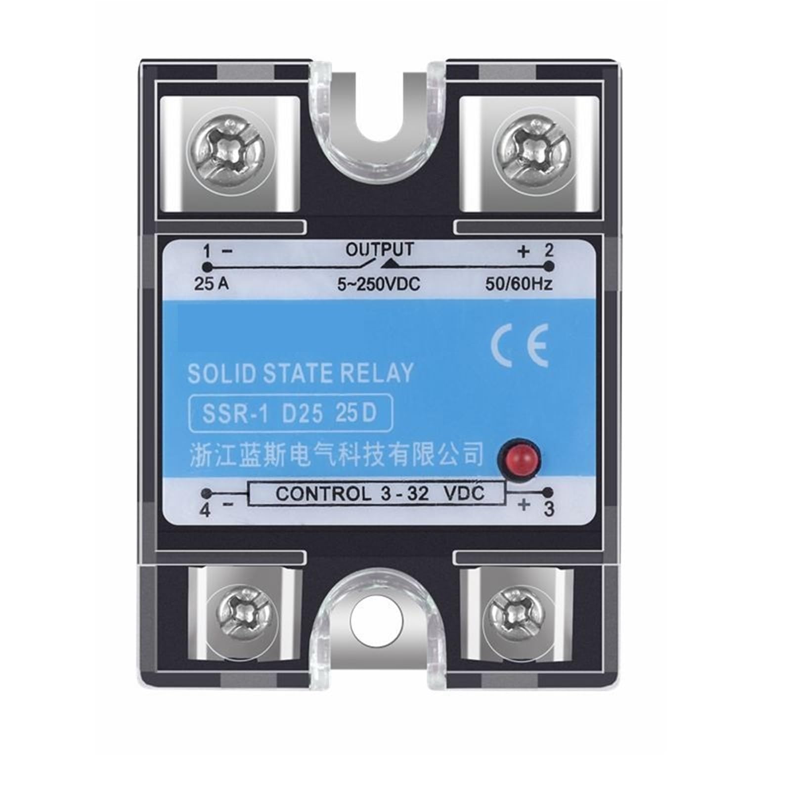 Relais Solid State SSR-25DD un module haute performance DC 3-32V 5-220V