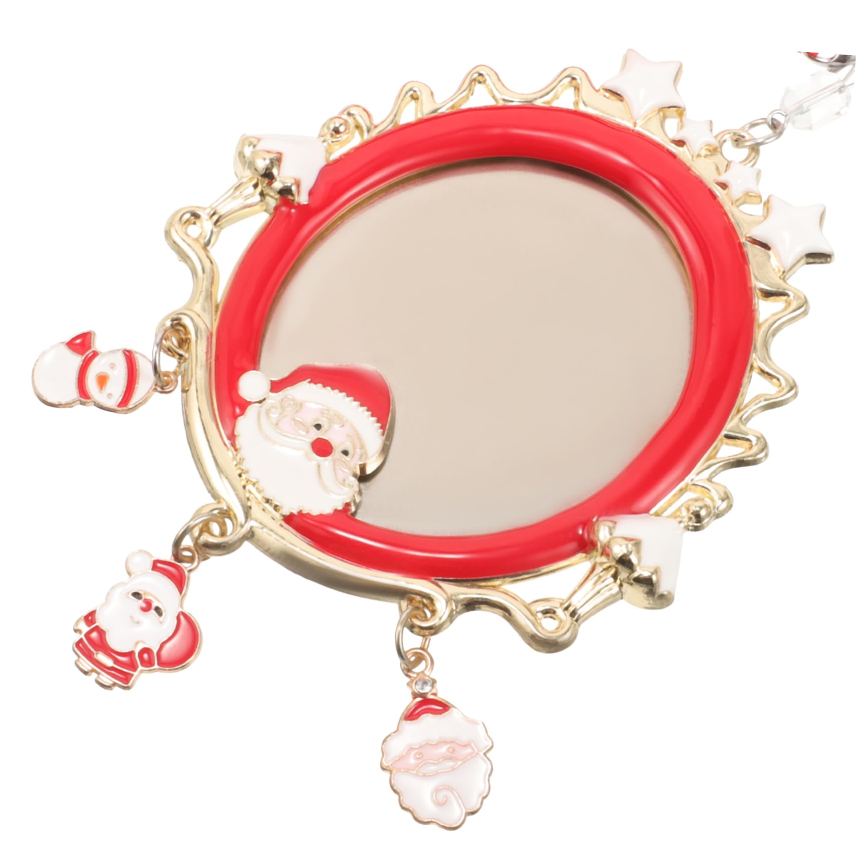 Gatuida Adorno Colgante de Metal para Árbol de Navidad Forma de Copo y Foto Personalizada, Adorno Navideño para Fiestas Familiares