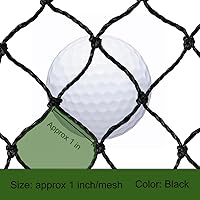 Vista 5 de Red de impacto multifuncional de la red de los deportes de la red negra de la barrera del golf