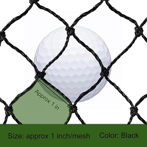 Miniatura 5 de Red de impacto multifuncional de la red de los deportes de la red negra de la barrera del golf