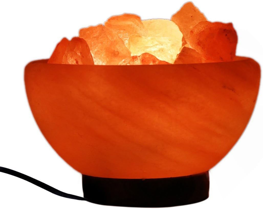 Ratnatraya Himalayan Original Rock Salt Lamp for Positive
