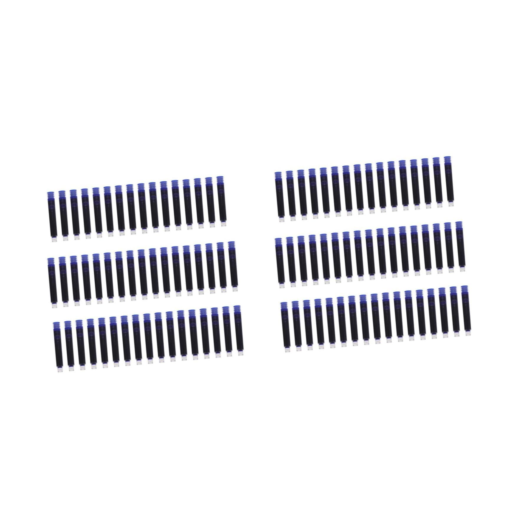 OSALADI 2 Set Ricariche Per Stilografiche Set Sostituzione Per Penne Materiale Resistente Facile Installare Per Scuola Ufficio E Casa 100 Pezzi * 2