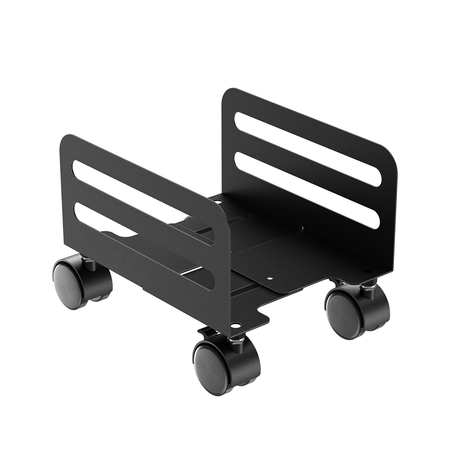 Liudan Supporto per CPU Supporto per PC, Torre PC e Carrello del Supporto della CPU, Supporto per PC Regolabile e Mobile con Ruote, Larghezza Regolabile da 5 a 8 Pollici Supporto per PC
