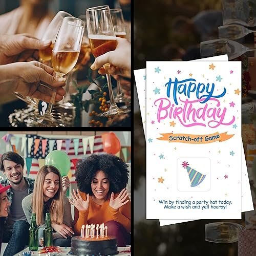 Miniatura 7 de Haizct Paquete de 50 tarjetas para raspar para adultos, para fiesta de cumpleaños para adultos, divertidas fiestas de Navidad, eventos especiales,