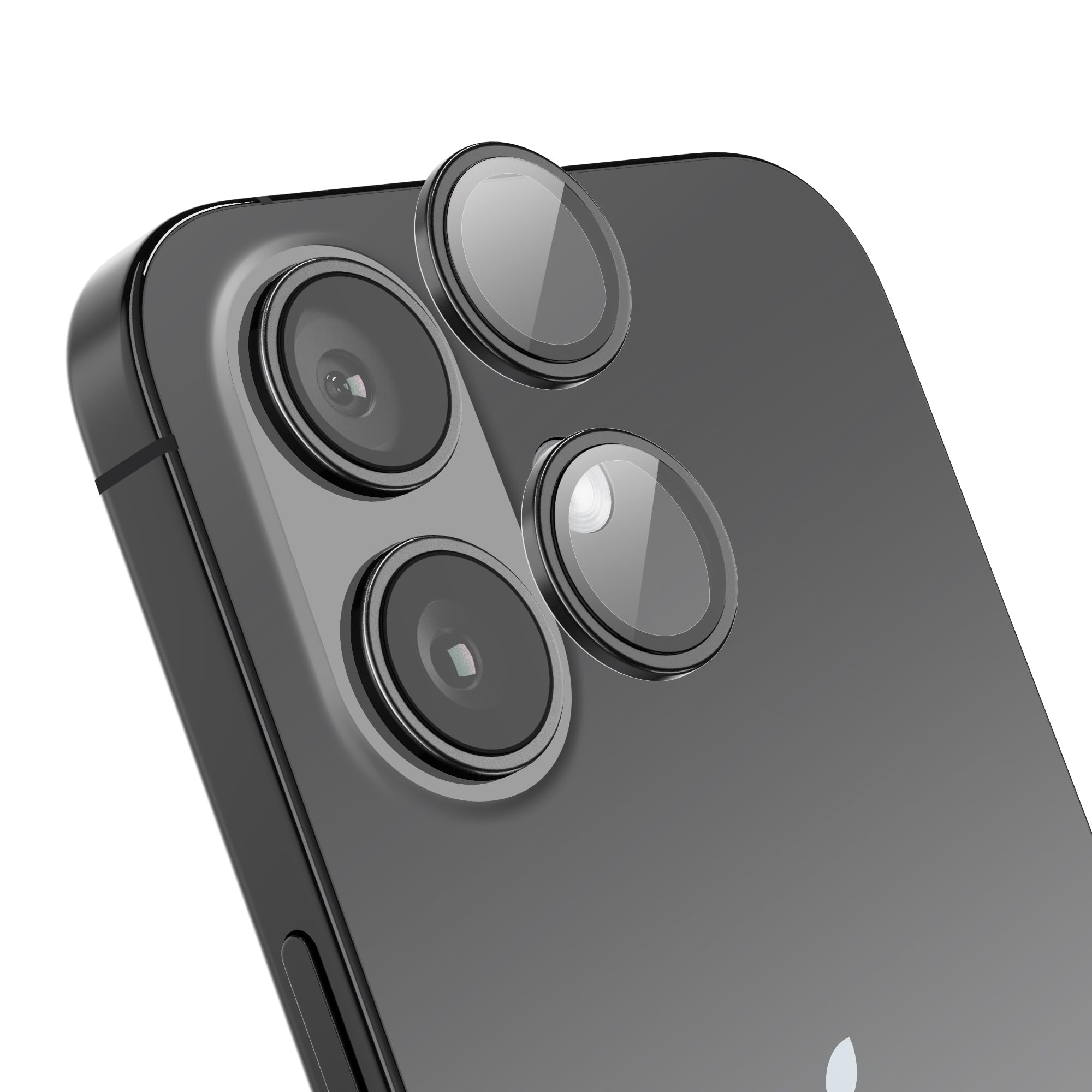 CASELIA® Tempered Glass Camera Lens Protector for iPhone 16/iPhone 16 Plus - Aluminum Ring with Glass - Scratch Resistant, Easy Installation (Black) (B0DH2V6XX3) Amazon Price History, Amazon Price Tracker