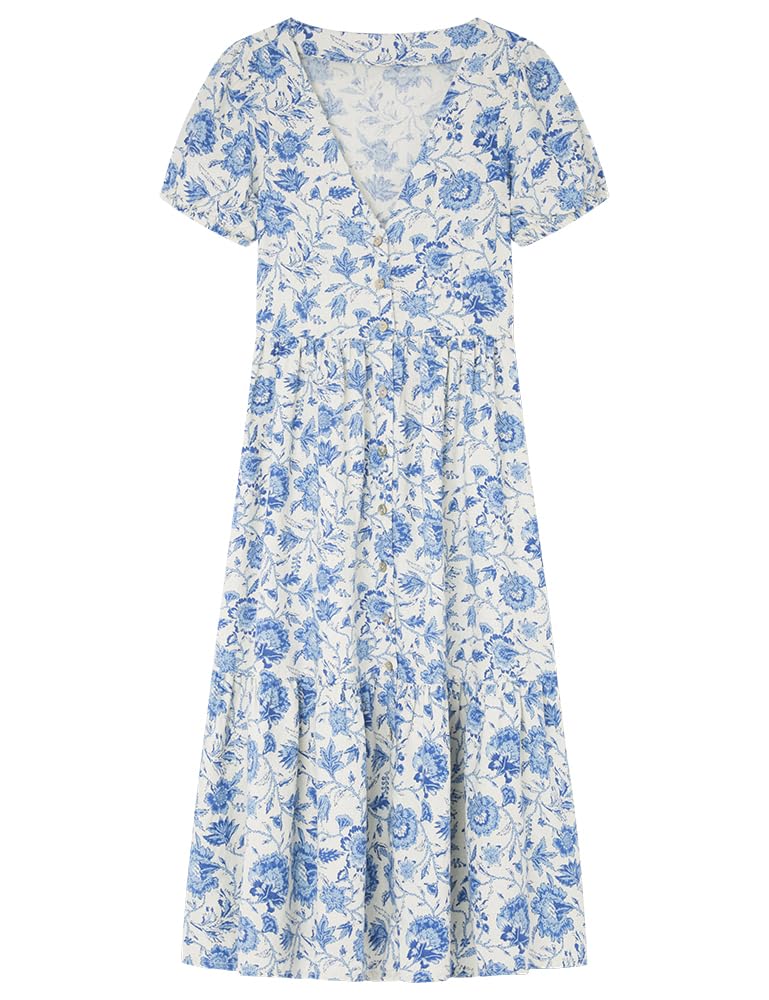 SPRINGFIELD Vestido Midi Lino Mujer