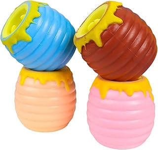Stress Relief Toys,Squeeze Toy Relieve Stress Anti-Stress Honeypot Cup Decompression Toy Used to Relieve Stress,Anxiety,Toy Christmas Birthday Gift Random Color 1 pc
