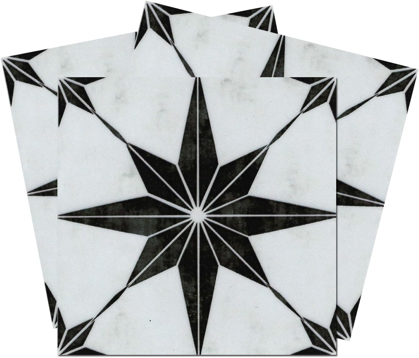 Starry Tile Stickers - Fireplace - Waterproof & Removable - Peel and Stick - Backsplash Tile Stickers