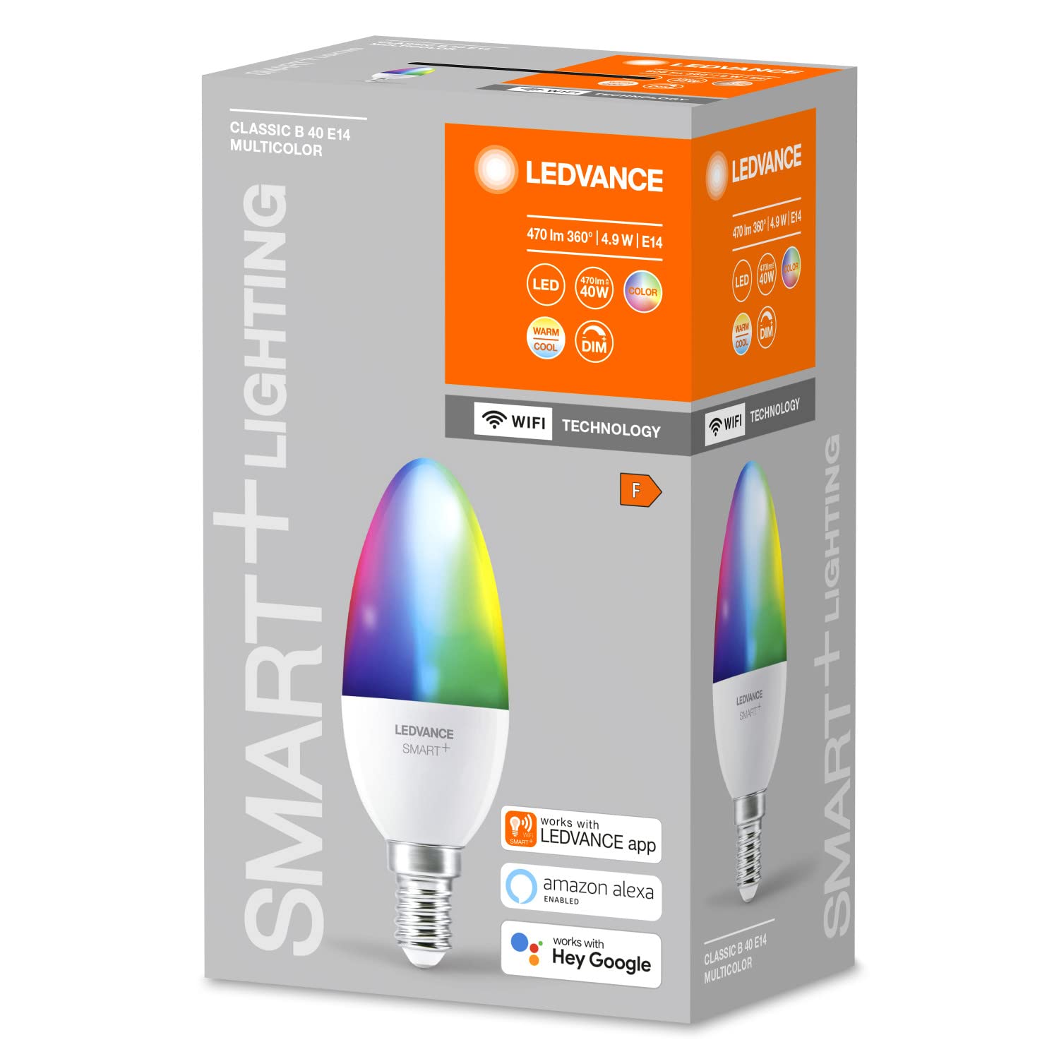 LEDVANCE Smart LED lamp with WiFi Technology, E14 Base, Dimmable, Light Colour Changeable (2700-6500K) - Image 4