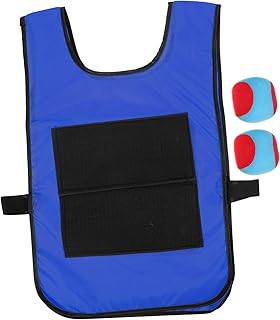 CIYODO 1 Conjunto Colete Pegajoso Ao Ar Livre Regata Infantil Jogo De Jogo Ao Ar Livre Jogo De Jogar E Pegar Colete Pegajoso Etiqueta Queimada Bolas Pegajosas Ao Ar Livre Jogo De Festa
