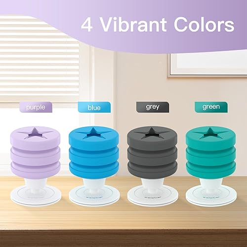 Miniatura 5 de Welebar Colector de desechos de vinilo, herramienta de deshierbe plegable de silicona para manualidades HTV adhesivo soporte de hojas de papel de