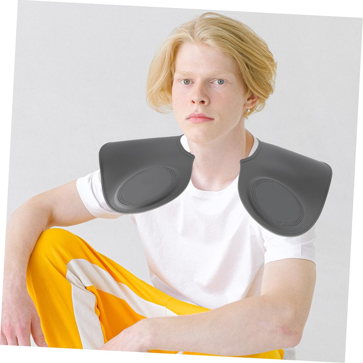 Parrucchiere in Silicone Resistente Protegge i Vestiti per Taglio Chioma Collare Coprispalle Stile Casual per Salone o Casa Stili multipli