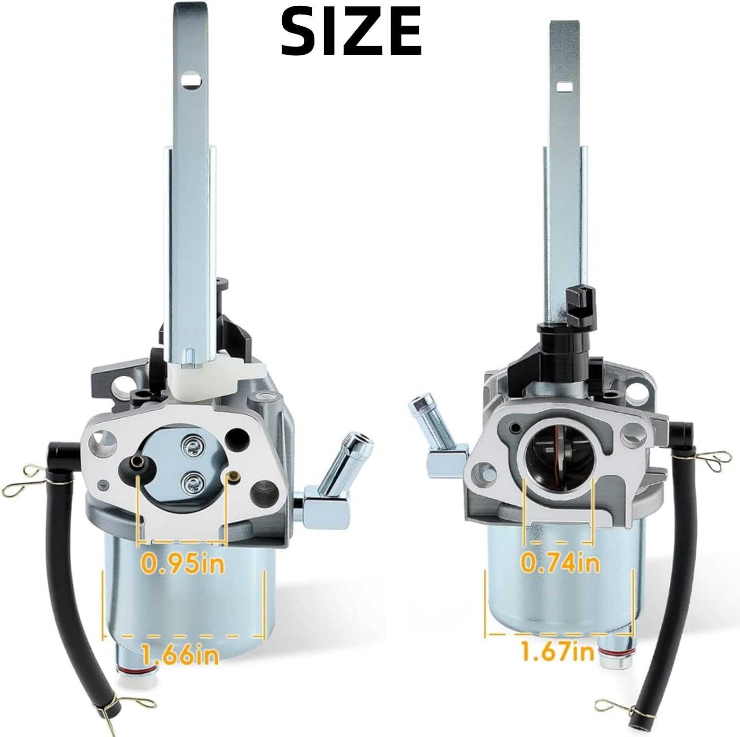 20001368 Carburetor Fits for Ariens 920402 938033 920025 938032 920021 920404 938031 20001027 for Sears McCulloh Husqvarna Poulan Pro 436565 532436565 Snow Blower Parts with LCT 208CC Snow Engine