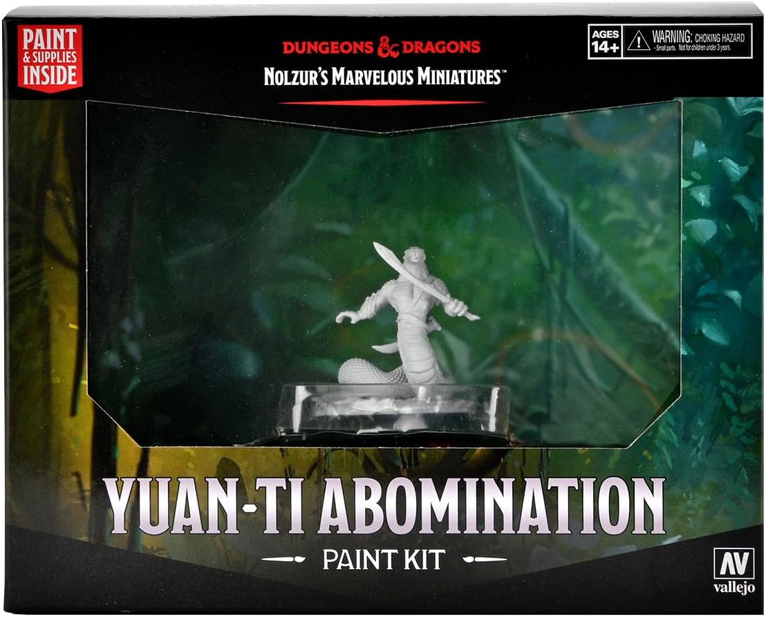 WizKids Dungeons & Dragons Nolzur's Marvelous Miniatures: Paint Kit- Yuan-ti Abomination