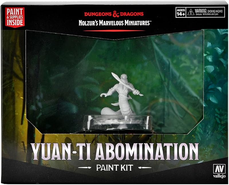Dungeons & Dragons Nolzur's Marvelous Miniatures: Paint Kit- Yuan-ti Abomination