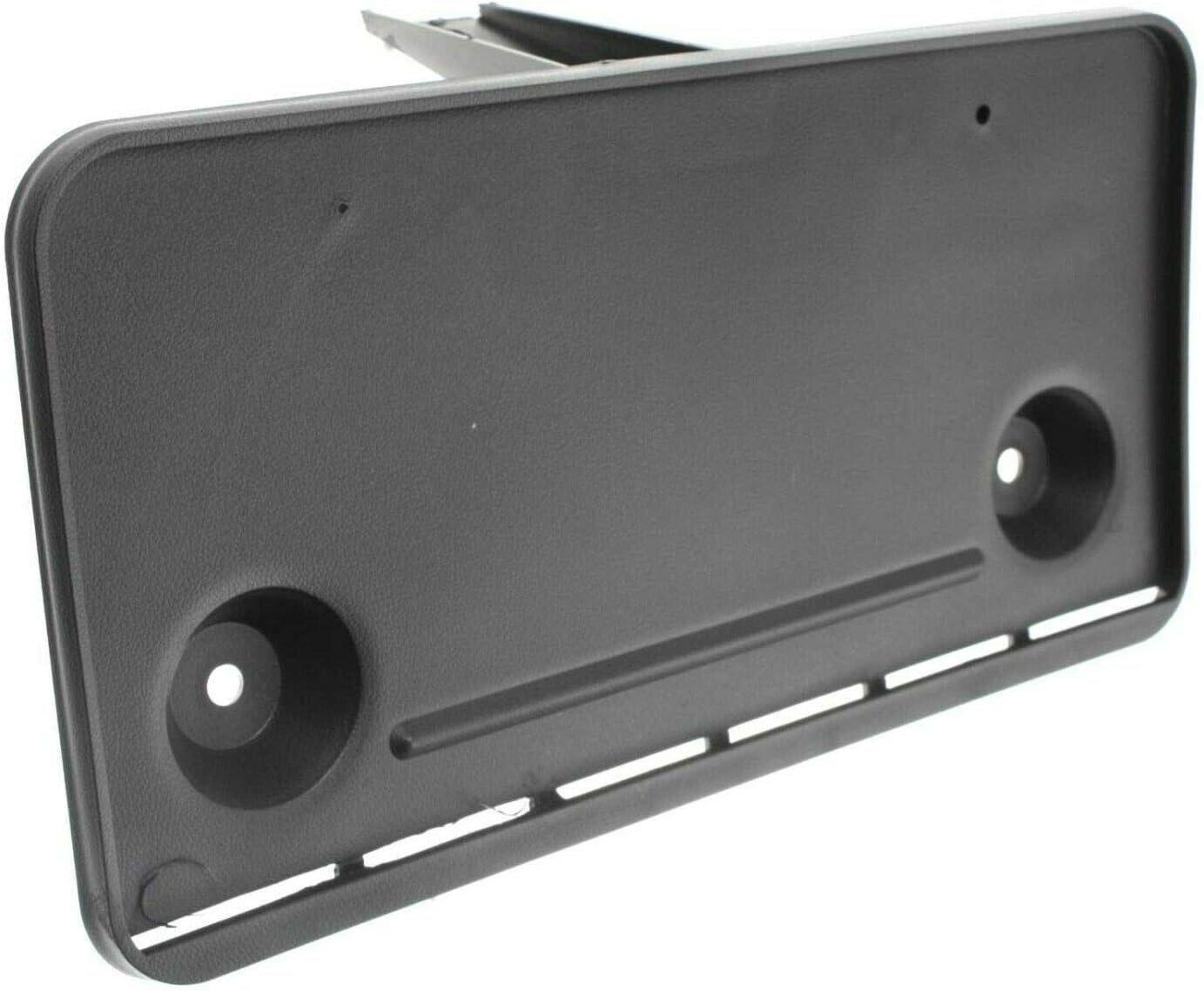 DAT AUTO PARTS Front Bumper License Plate Frame Tag Mounting Bracket Holder Replacement for 1992-1996 Ford Bronco Truck, Ford F350 F250 F150 Black Textured Plastic FO1068101 F2TZ17A385A