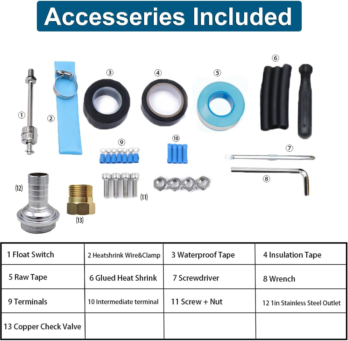 Solar Water Pump, DC 48V 500W Submersible Deep Well Pump, 3 inch Stainless Steel Deep Well Pump with MPPT Controller for Industrial Irrigation Household Water Tank Water Supply