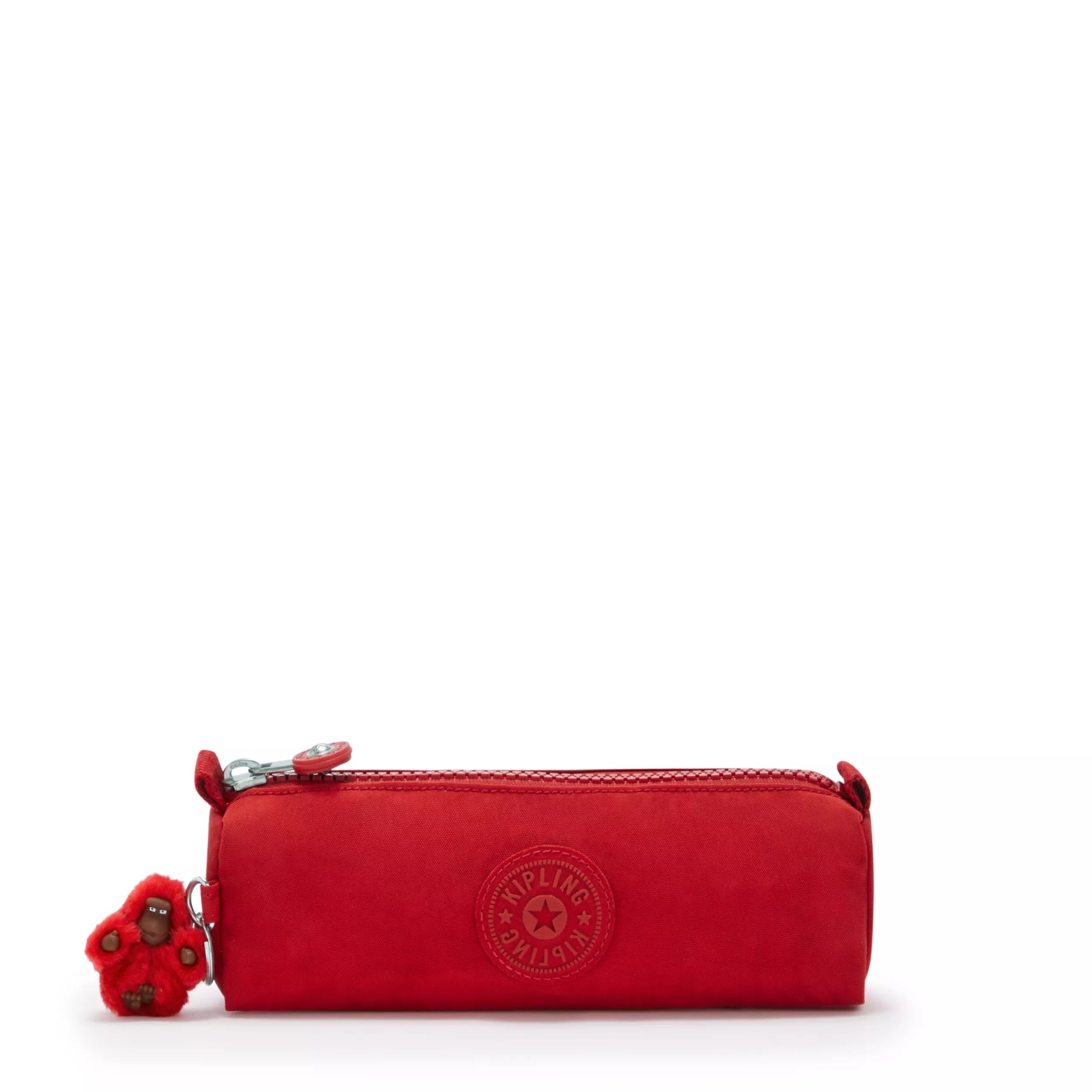 Kipling, Cherry Tonal, 8.75''L x 2.5''H x 2.5''D, Women's Freedom Pencil Pouch, Small, Zipped, Water-Resistant, Pen Case