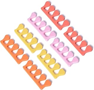 8pcs Sponge Toe Separators Toe Dividers Soft Finger Separators for Women Pedicure Toe Divider Spacer Easy Finger and Toenail Polish Grooming